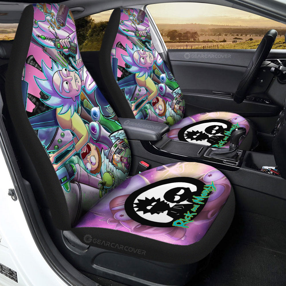 Rick and Morty Car Seat Covers Custom Car Interior Accessories - Gearcarcover - 2