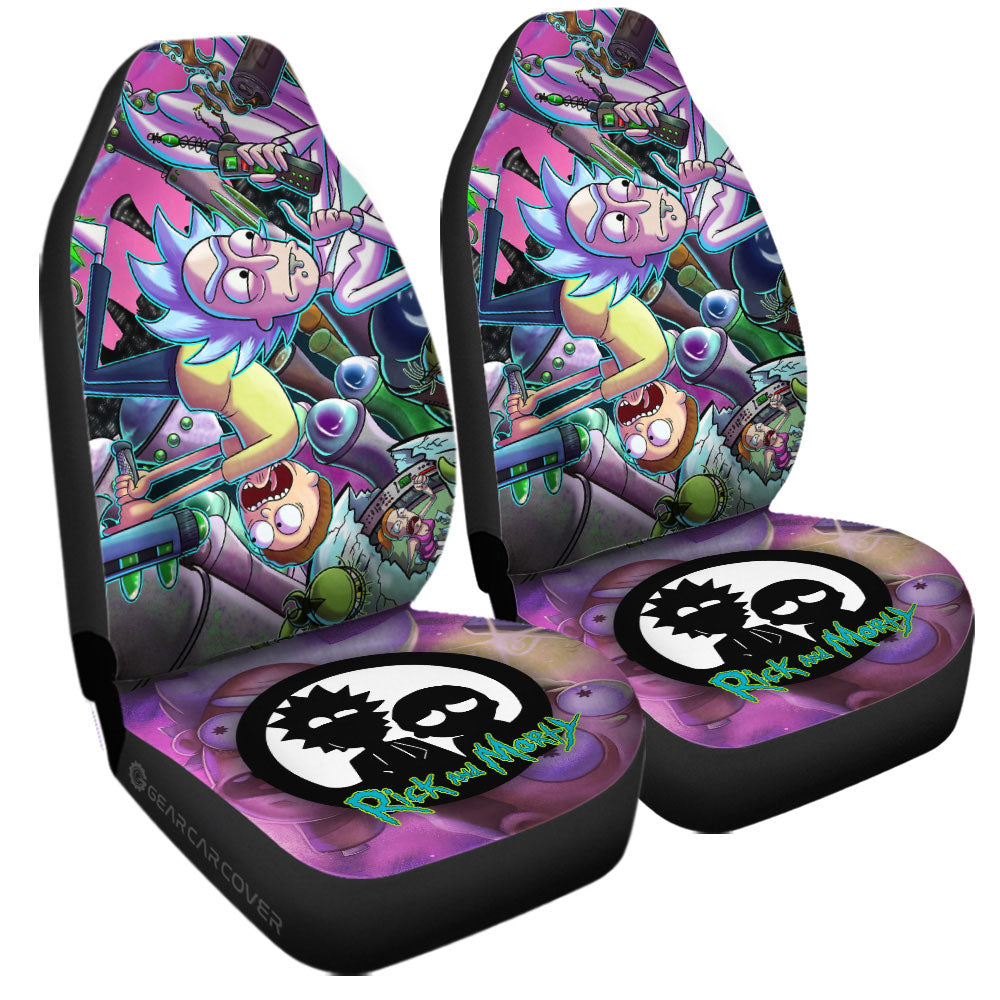 Rick and Morty Car Seat Covers Custom Car Interior Accessories - Gearcarcover - 3
