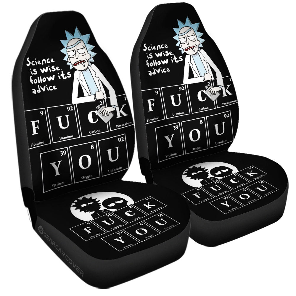 Rick and Morty Car Seat Covers Custom Car Interior Accessories - Gearcarcover - 3