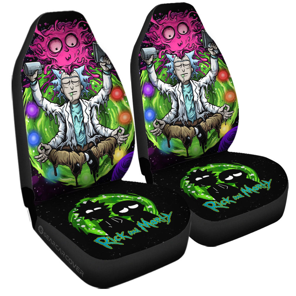 Rick and Morty Car Seat Covers Custom Car Interior Accessories - Gearcarcover - 3