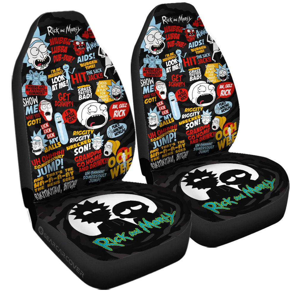 Rick and Morty Car Seat Covers Custom Car Interior Accessories - Gearcarcover - 3