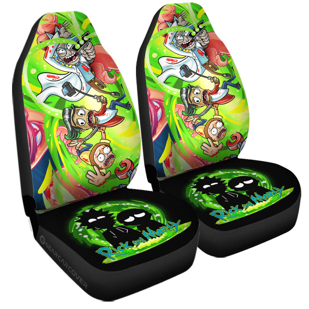Rick and Morty Car Seat Covers Custom Car Interior Accessories - Gearcarcover - 3