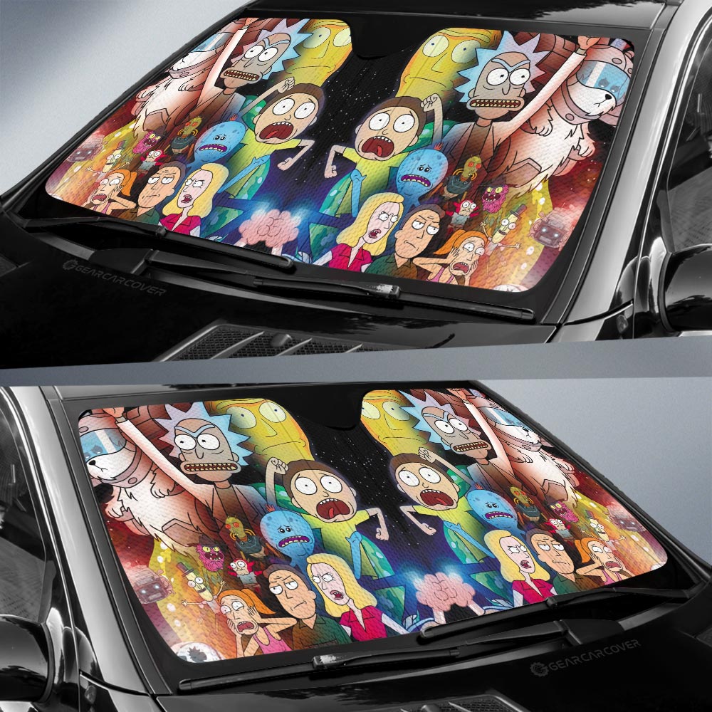 Rick and Morty Car Sunshade Custom Car Interior Accessories - Gearcarcover - 2