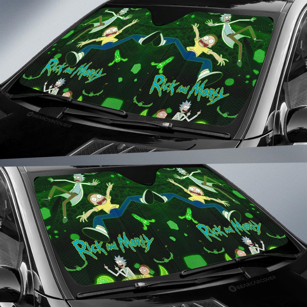 Rick and Morty Car Sunshade Custom Car Interior Accessories - Gearcarcover - 2