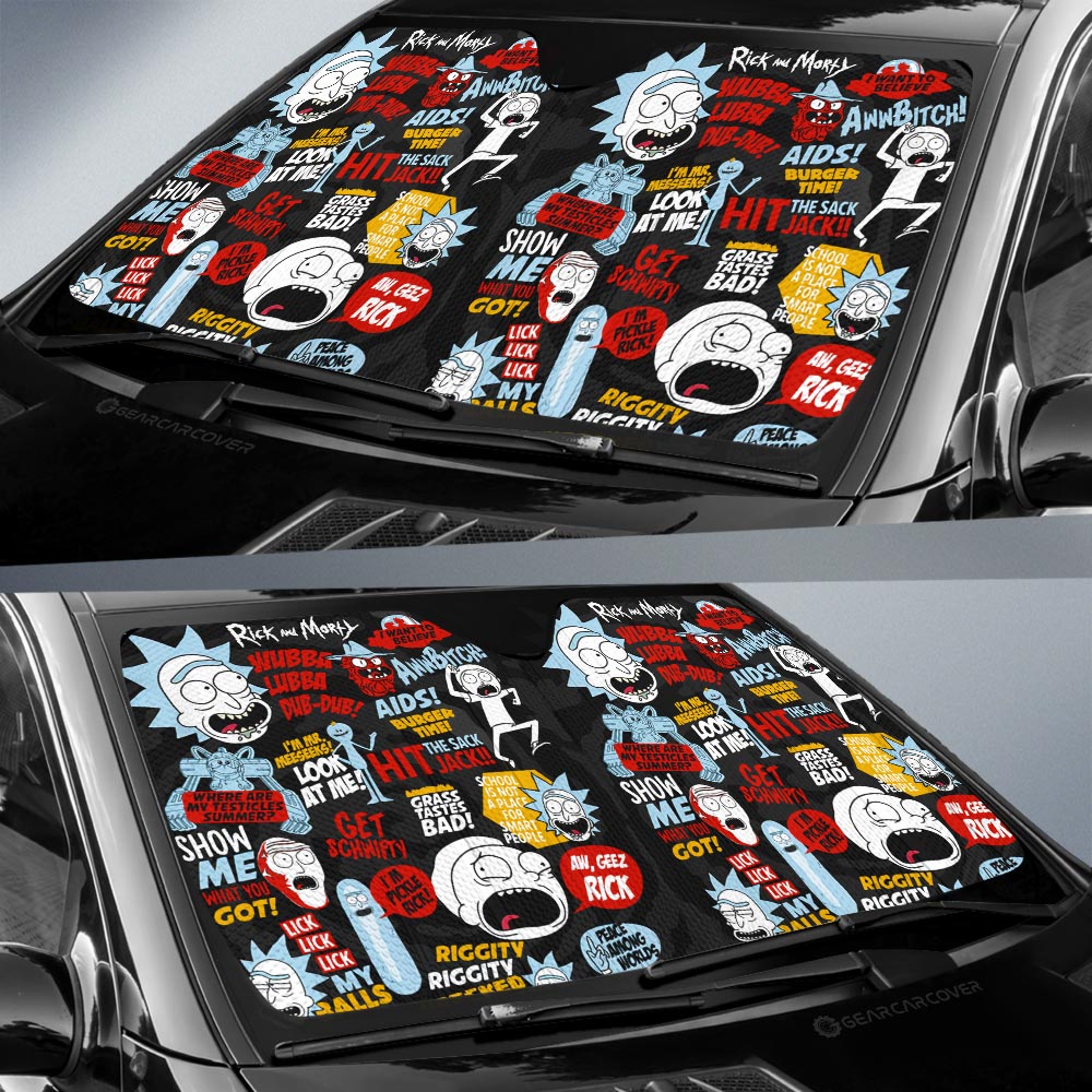 Rick and Morty Car Sunshade Custom Car Interior Accessories - Gearcarcover - 2