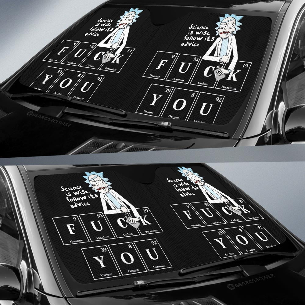 Rick and Morty Car Sunshade Custom Car Interior Accessories - Gearcarcover - 2
