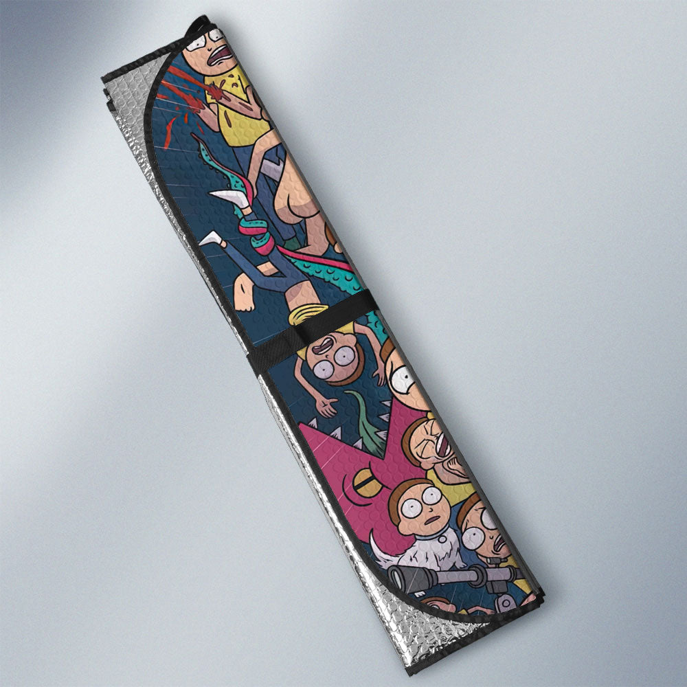 Rick and Morty Car Sunshade Custom Car Interior Accessories - Gearcarcover - 3