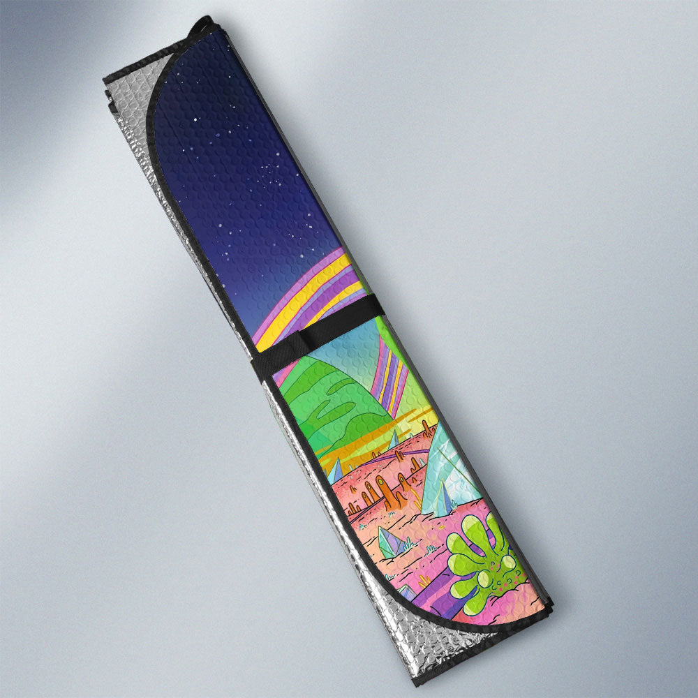 Rick and Morty Car Sunshade Custom Car Interior Accessories - Gearcarcover - 3