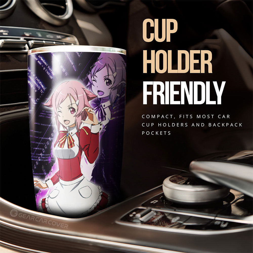 Rika Shinozaki (Lisbeth) Tumbler Cup Custom - Gearcarcover - 2