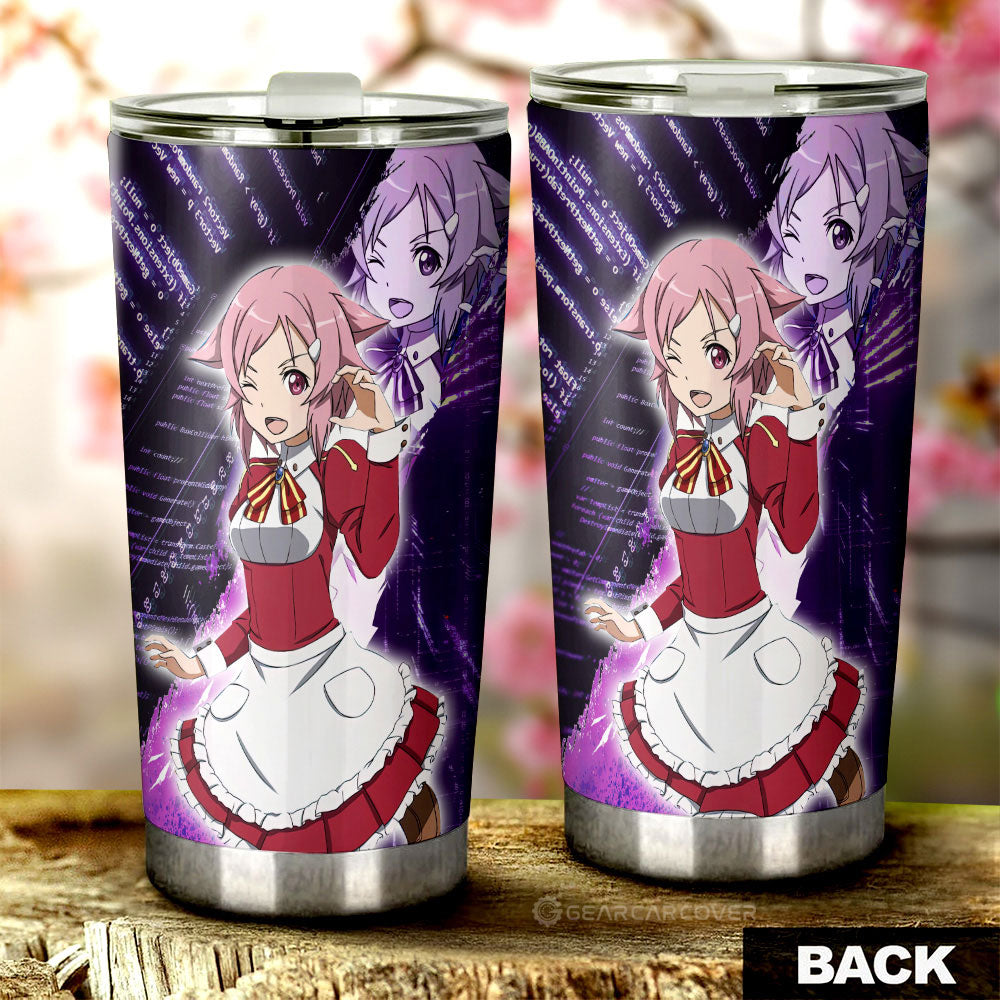 Rika Shinozaki (Lisbeth) Tumbler Cup Custom - Gearcarcover - 3