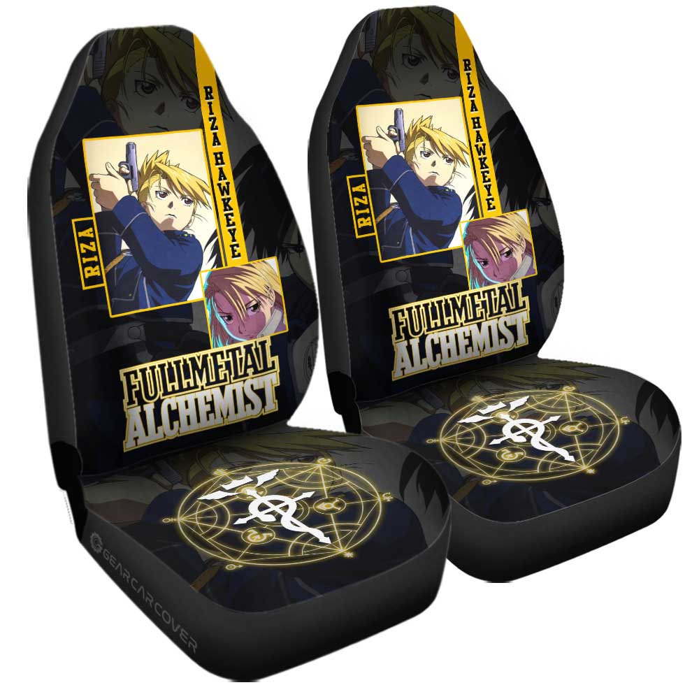 Riza Hawkeye Car Seat Covers Custom - Gearcarcover - 3