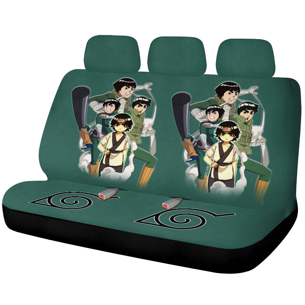 Rock Lee Car Back Seat Covers Custom Anime Car Accessories - Gearcarcover - 1