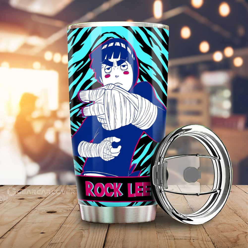 Rock Lee Stainless Steel Tumbler Cup Custom - Gearcarcover - 1