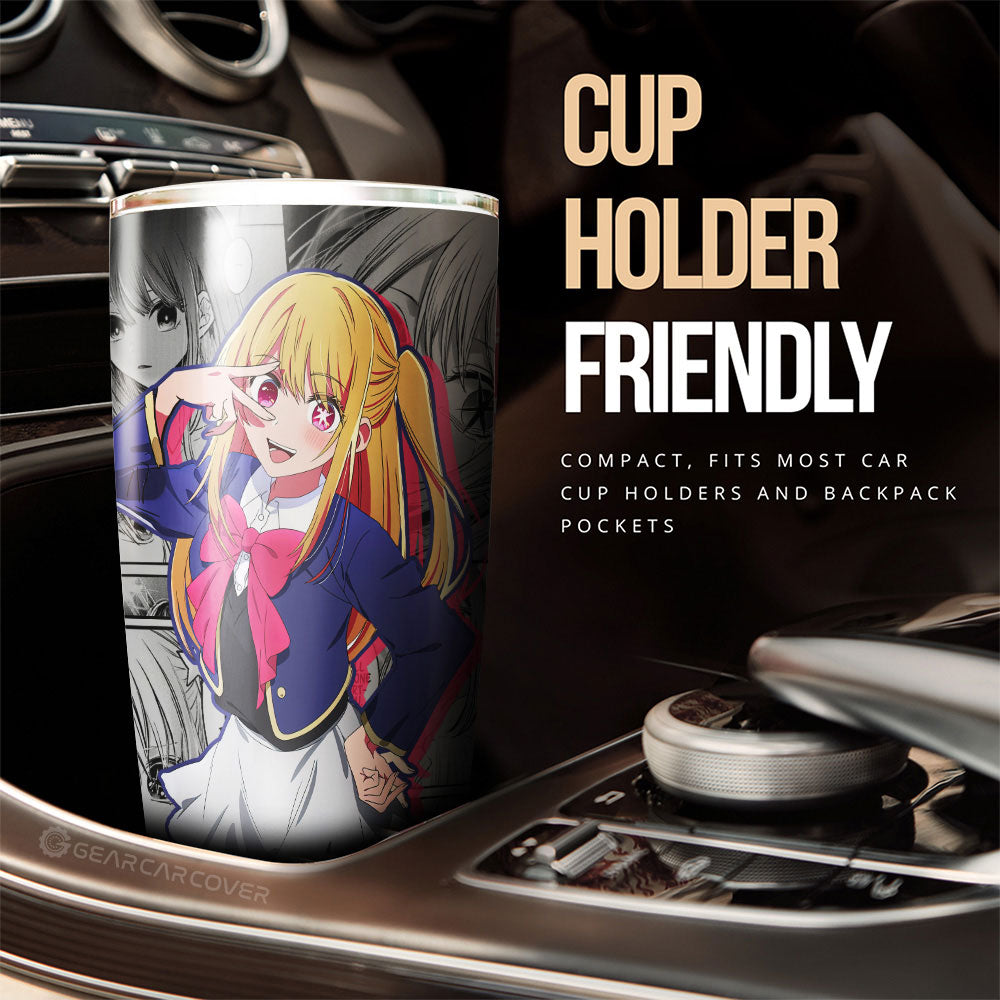 Ruby Hoshino Tumbler Cup Custom Anime Car Accessories - Gearcarcover - 3