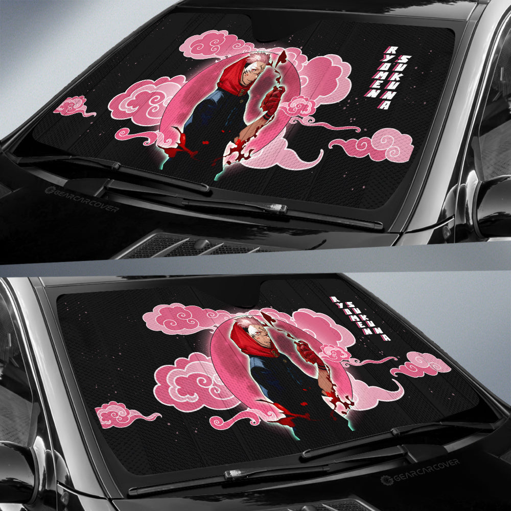 Ryomen Sukuna Car Sunshade Custom - Gearcarcover - 2