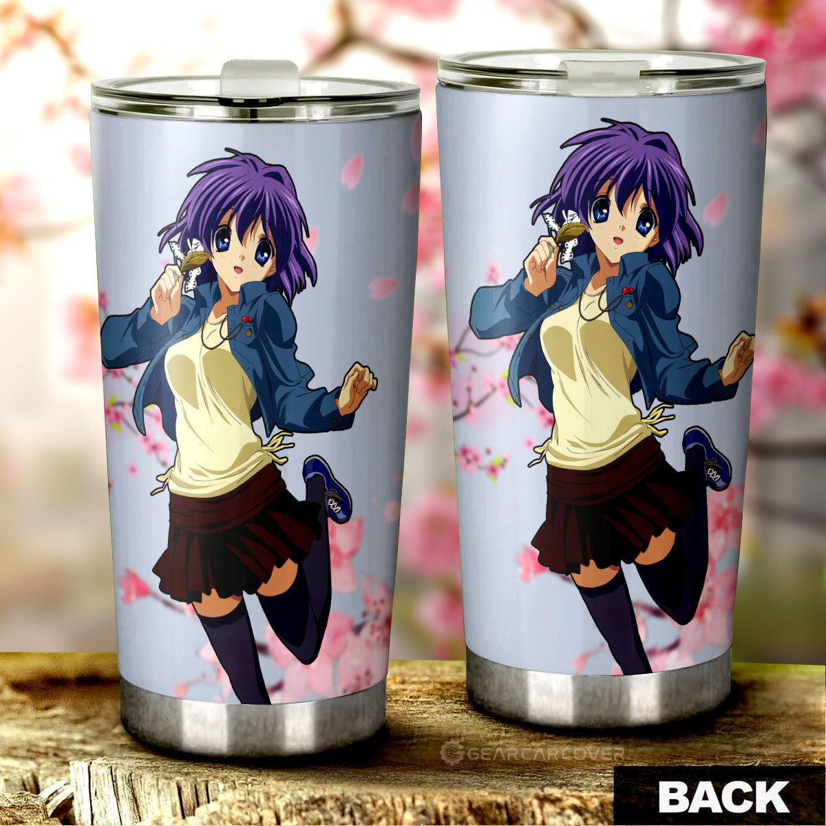 Ryou Fujibayashi Tumbler Cup Custom Car Accessories - Gearcarcover - 3