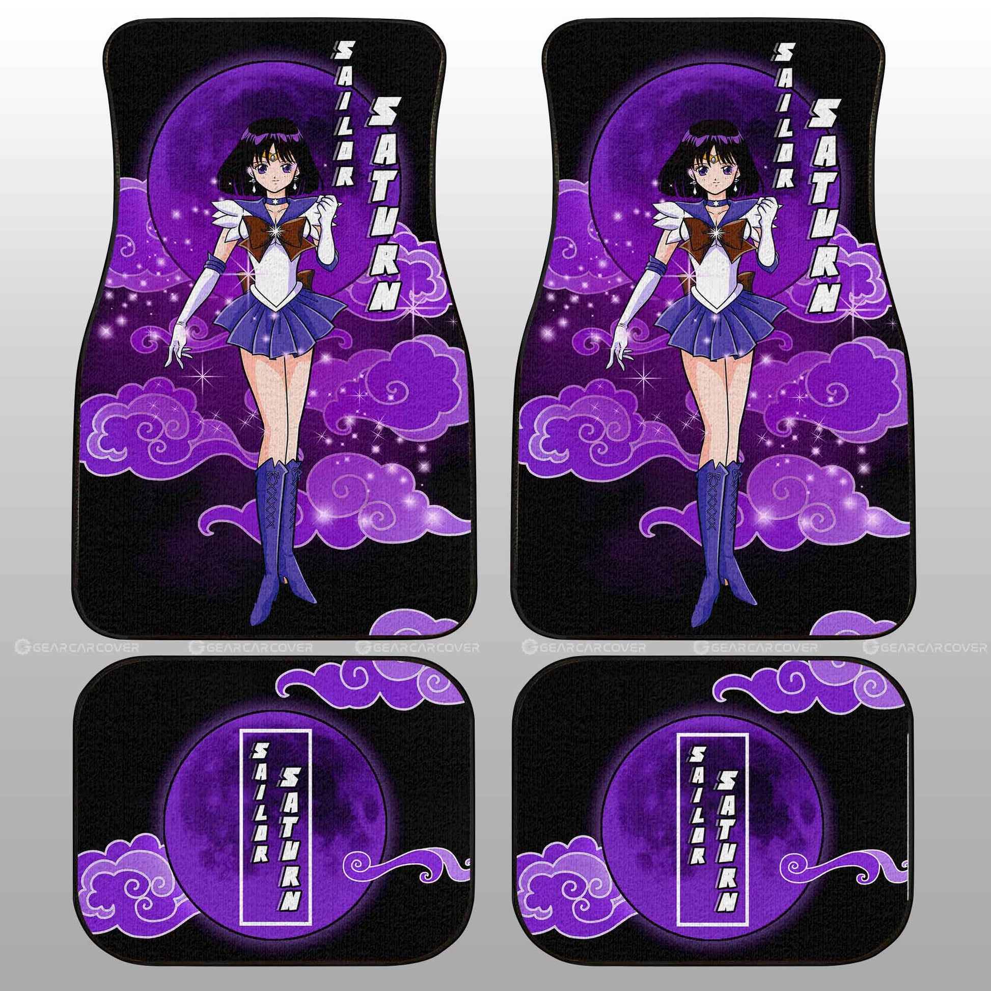 Sailor Saturn Car Floor Mats Custom Car Interior Accessories - Gearcarcover - 2