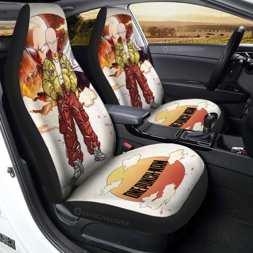 Saitama Car Seat Covers Anime Collection - Gearcarcover - 2