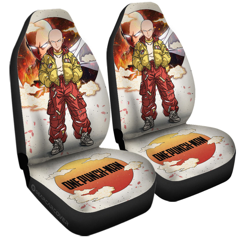 Saitama Car Seat Covers Anime Collection - Gearcarcover - 3