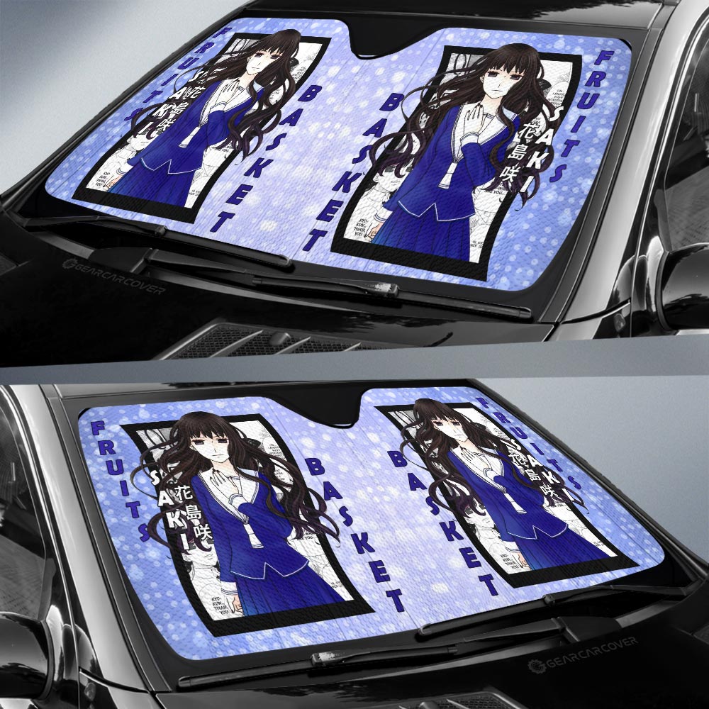 Saki Hanajima Car Sunshade Custom Car Interior Accessories - Gearcarcover - 3