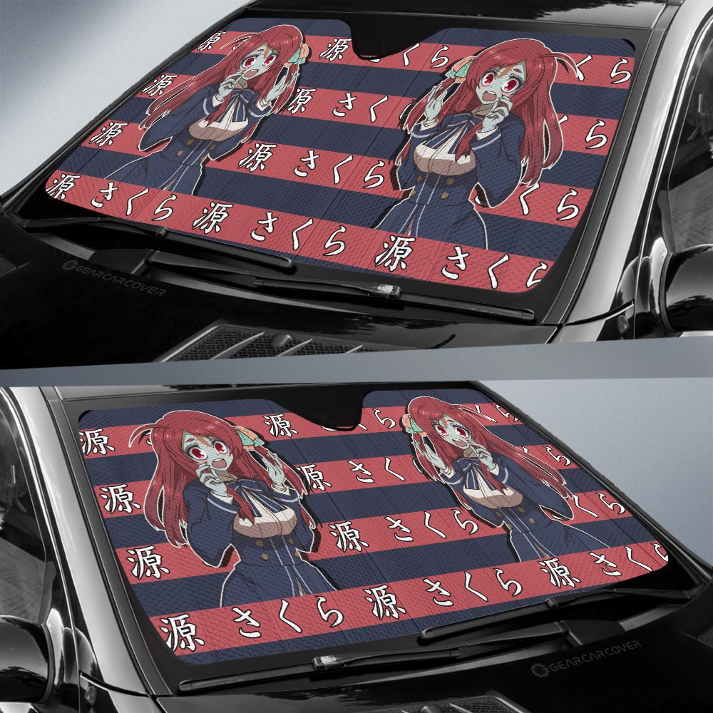 Sakura Minamoto Car Sunshade Custom Anime Car Accessories - Gearcarcover - 2