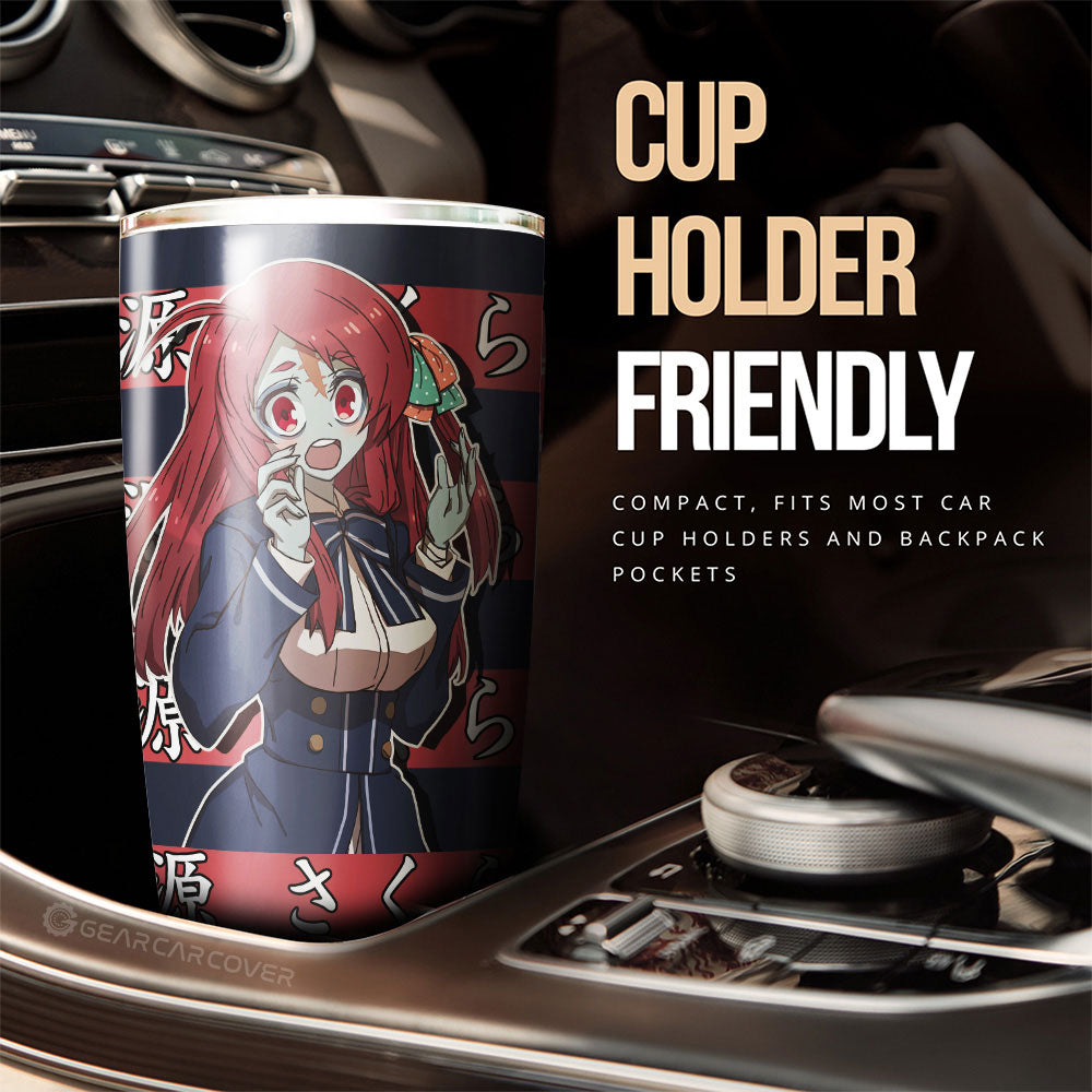 Sakura Minamoto Tumbler Cup Custom Anime Car Accessories - Gearcarcover - 3
