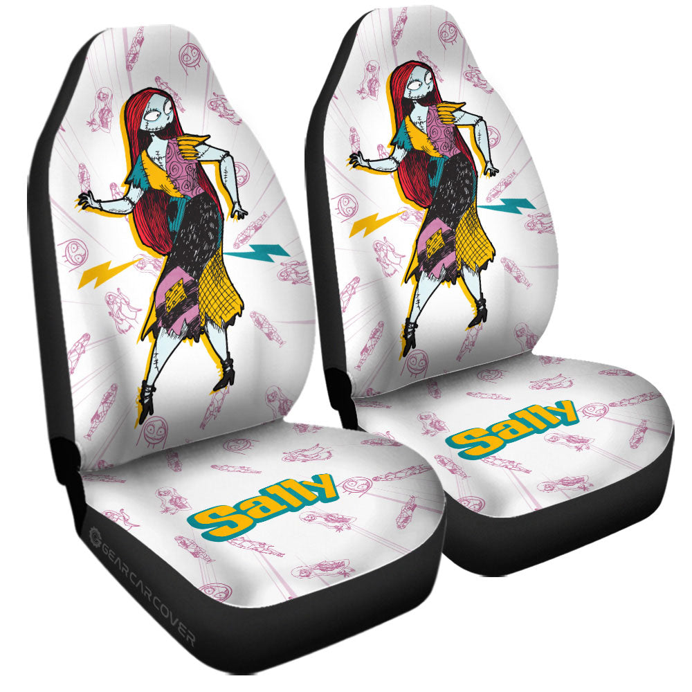 Sally Car Seat Covers Custom Cartoon Car Accessories - Gearcarcover - 3