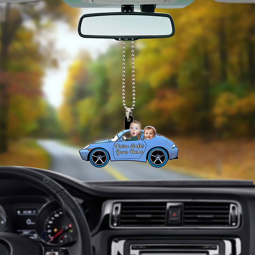 Sally Carrera Ornament Personalized Baby Face Collection - Gearcarcover - 3