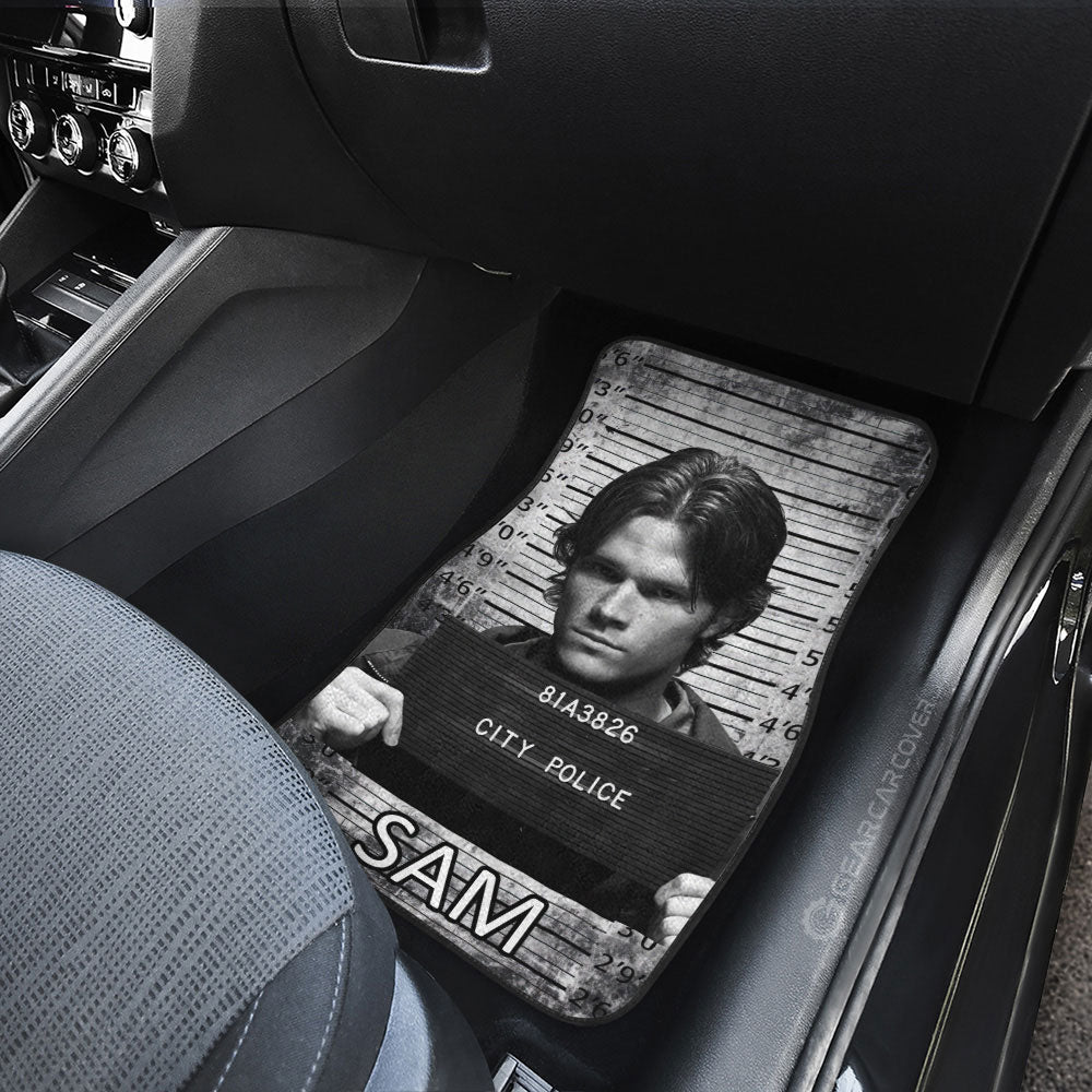 Sam Winchester Car Floor Mats Custom Supernatural Car Accessories - Gearcarcover - 3