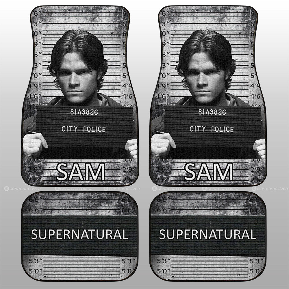Sam Winchester Car Floor Mats Custom Supernatural Car Accessories - Gearcarcover - 1