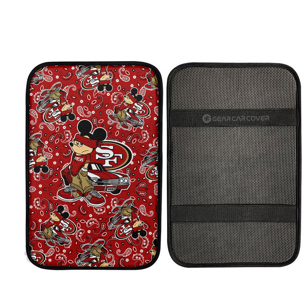 San Francisco 49ers Car Center Console Cover Cartoon Theme Collection - Gearcarcover - 2