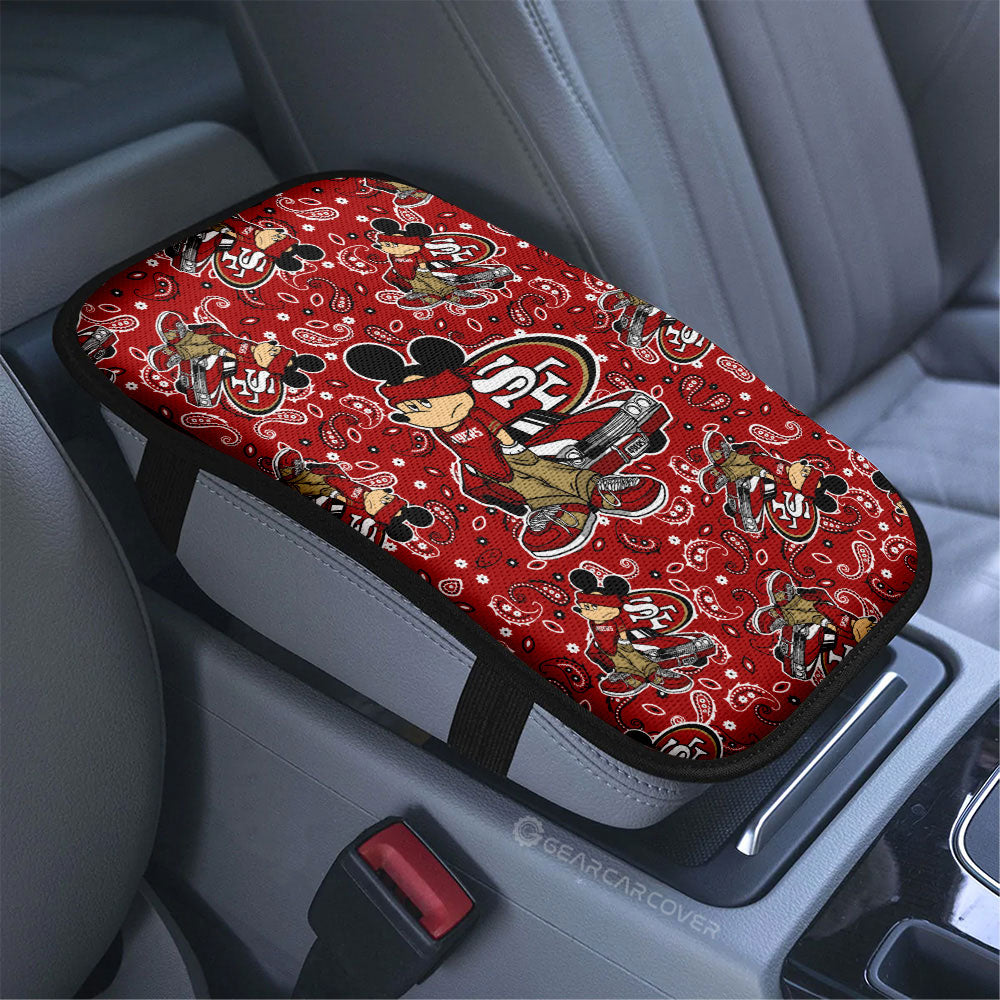 San Francisco 49ers Car Center Console Cover Cartoon Theme Collection - Gearcarcover - 3