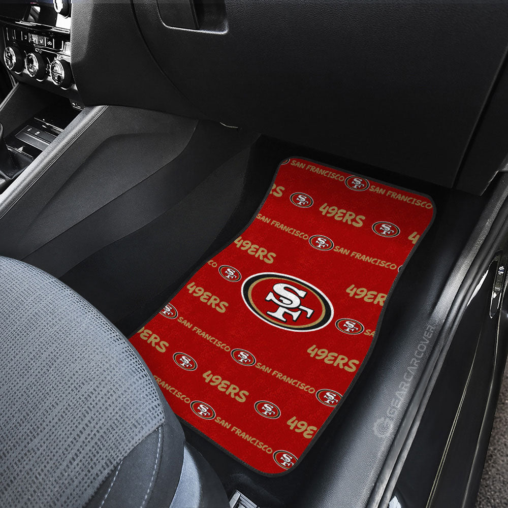 San Francisco 49ers Car Floor Mats Sporty Team Collection - Gearcarcover - 3