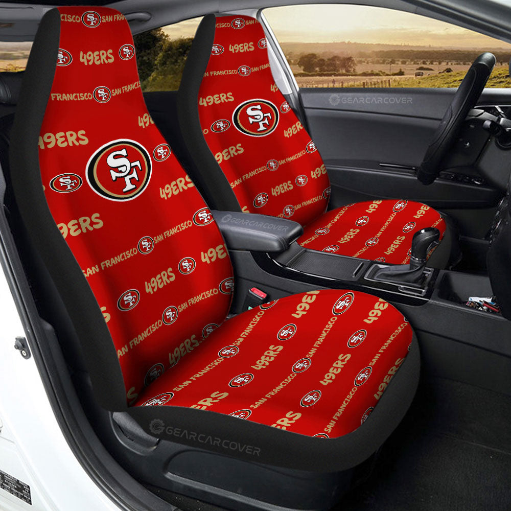 San Francisco 49ers Car Seat Covers Sporty Team Collection - Gearcarcover - 2