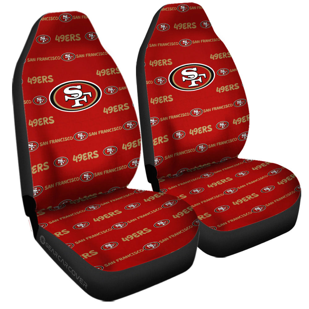 San Francisco 49ers Car Seat Covers Sporty Team Collection - Gearcarcover - 3