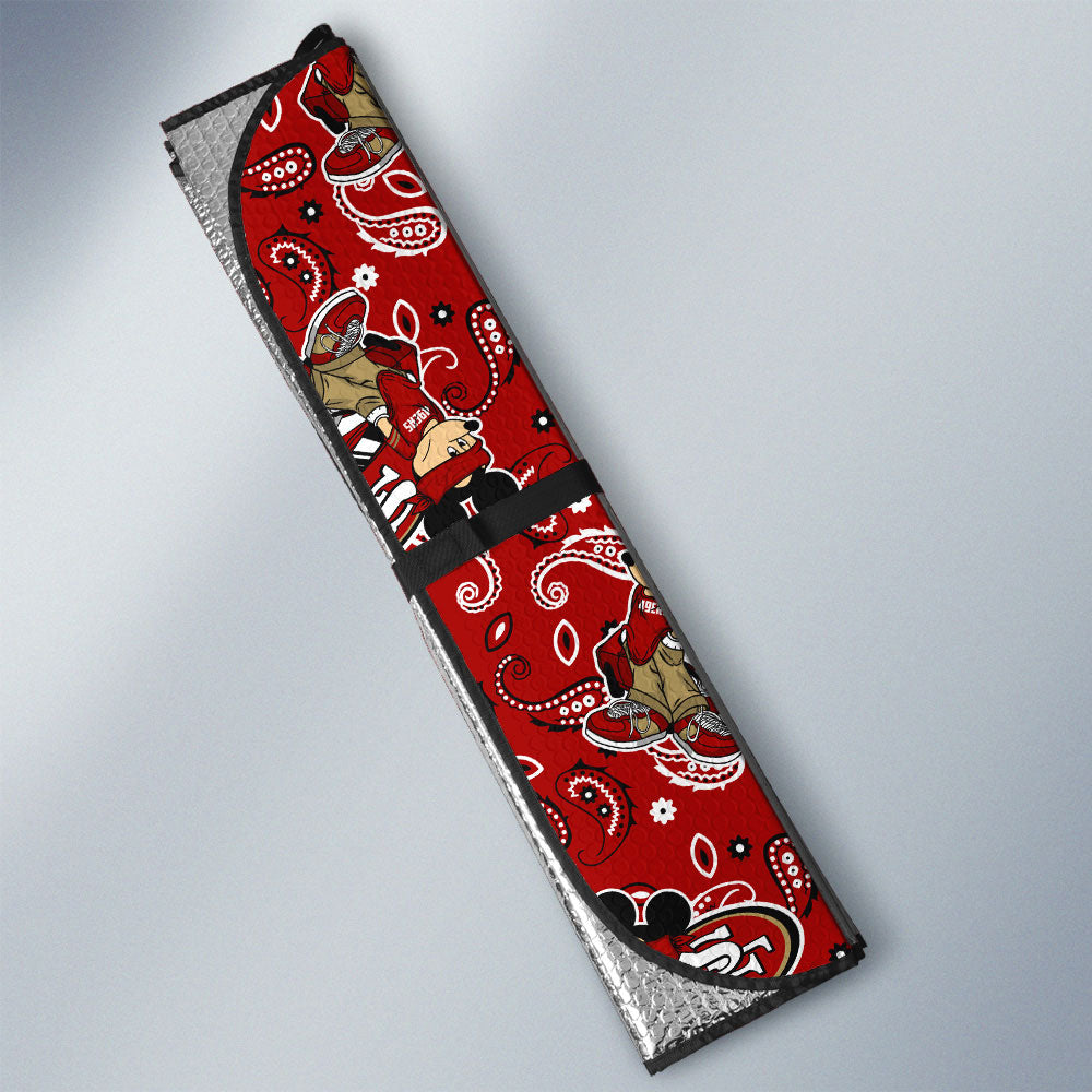 San Francisco 49ers Car Sunshade Cartoon Theme Collection - Gearcarcover - 3