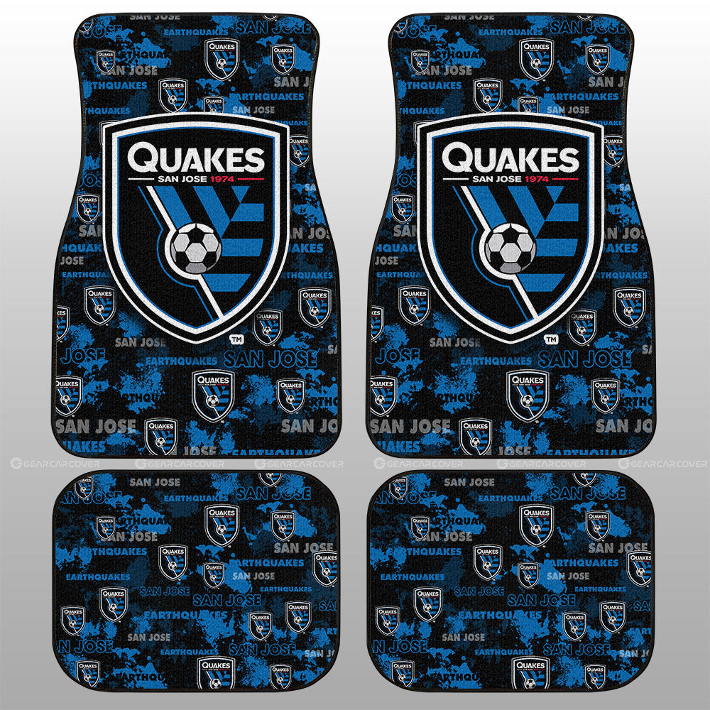 San Jose Earthquakes Car Floor Mats Custom Car Accessories - Gearcarcover - 1