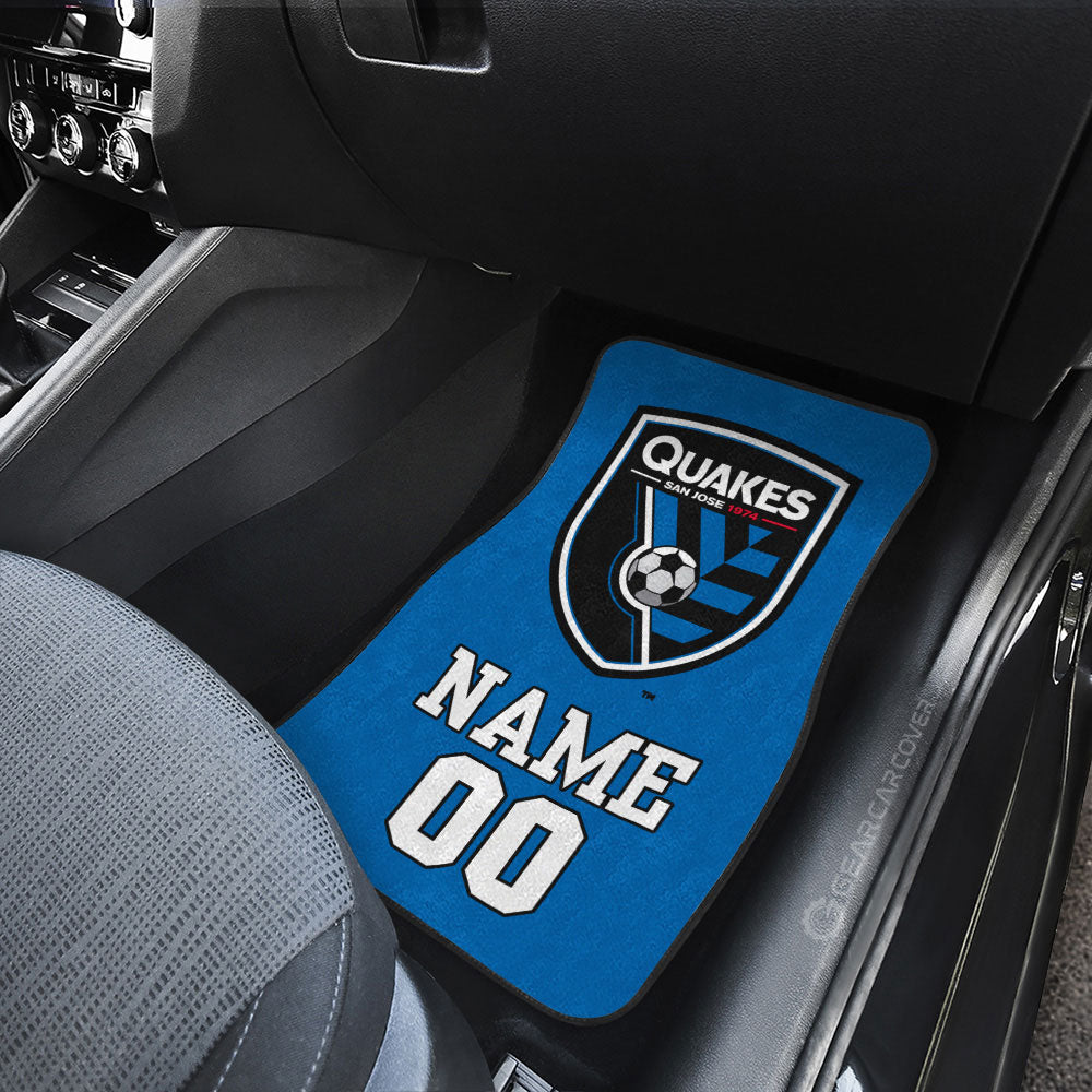 San Jose Earthquakes Car Floor Mats Sporty Team Collection - Gearcarcover - 3