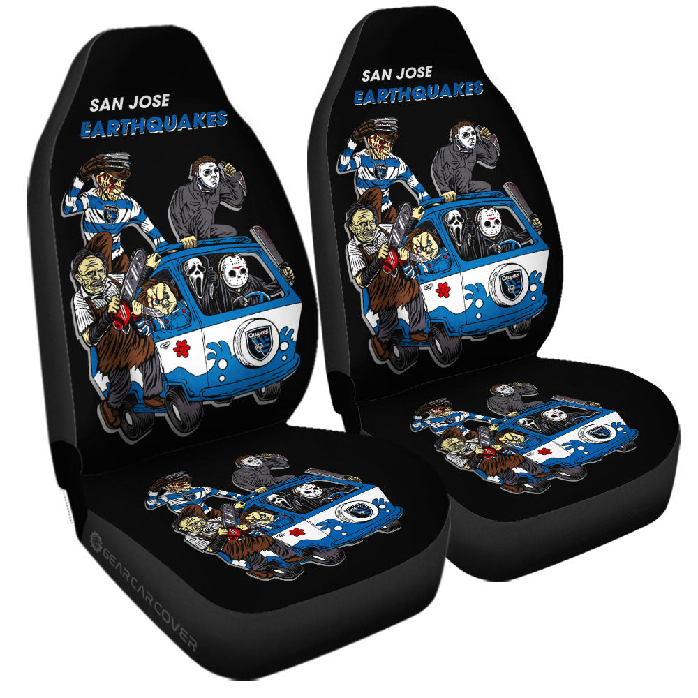 San Jose Earthquakes Car Seat Covers Custom Car Accessories - Gearcarcover - 3