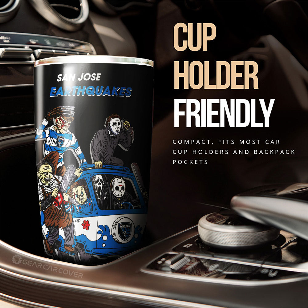 San Jose Earthquakes Tumbler Cup Custom Car Accessories - Gearcarcover - 3