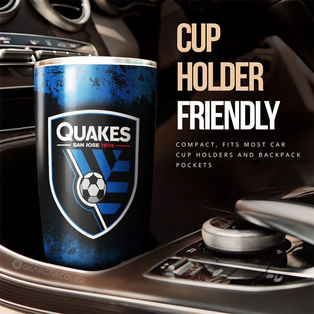 San Jose Earthquakes Tumbler Cup Custom Car Accessories - Gearcarcover - 3