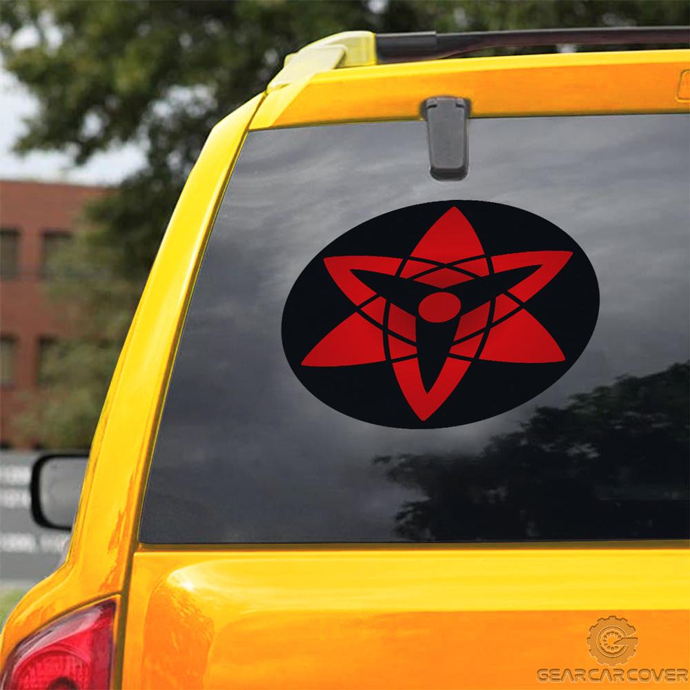 Sasuke Eternal Mangekyou Sharingan Car Sticker Custom Anime Car Accessories - Gearcarcover - 3