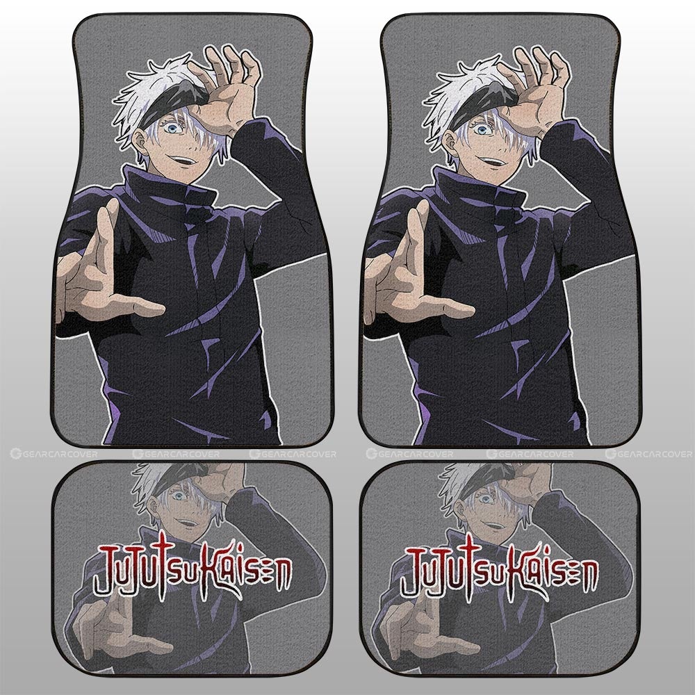 Satoru Gojo Car Floor Mats Custom Main Character - Gearcarcover - 2