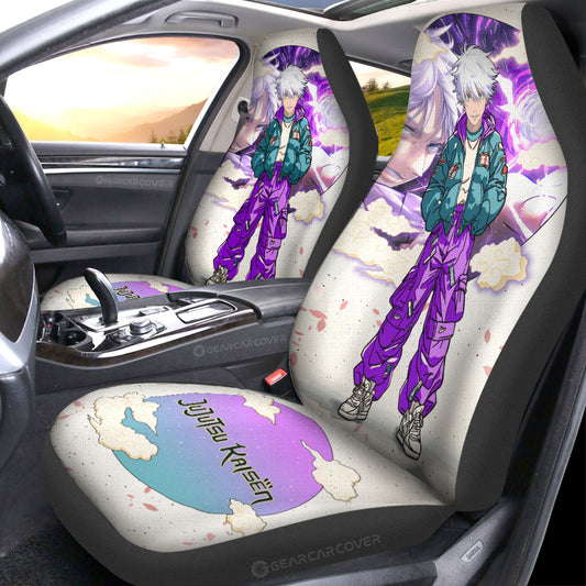 Satoru Gojo Car Seat Covers Anime Collection - Gearcarcover - 1