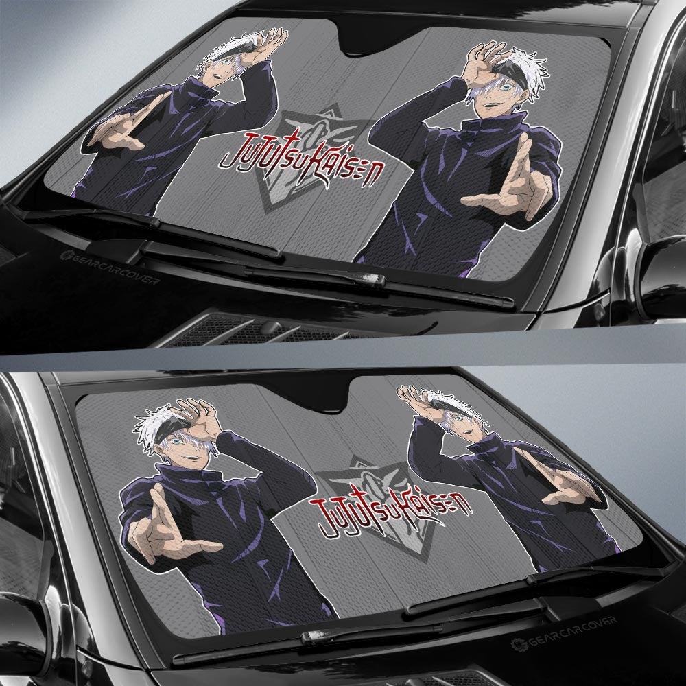 Satoru Gojo Car Sunshade Custom Main Character - Gearcarcover - 2