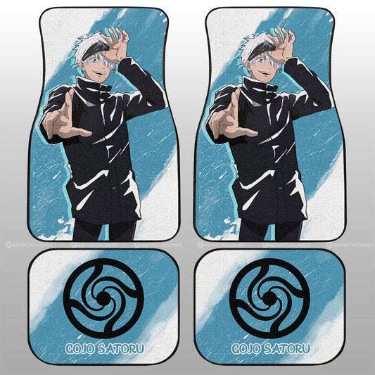 Satoru Gojou Car Floor Mats Custom Car Accessories - Gearcarcover - 1