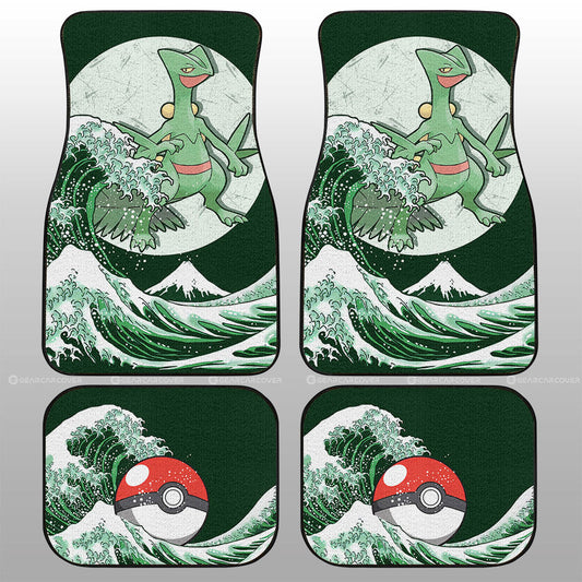Sceptile Car Floor Mats Custom Pokemon Car Accessories - Gearcarcover - 1