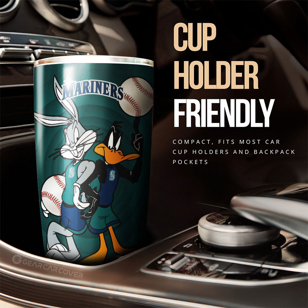 Seattle Mariners Tumbler Cup Custom Car Accessories - Gearcarcover - 3
