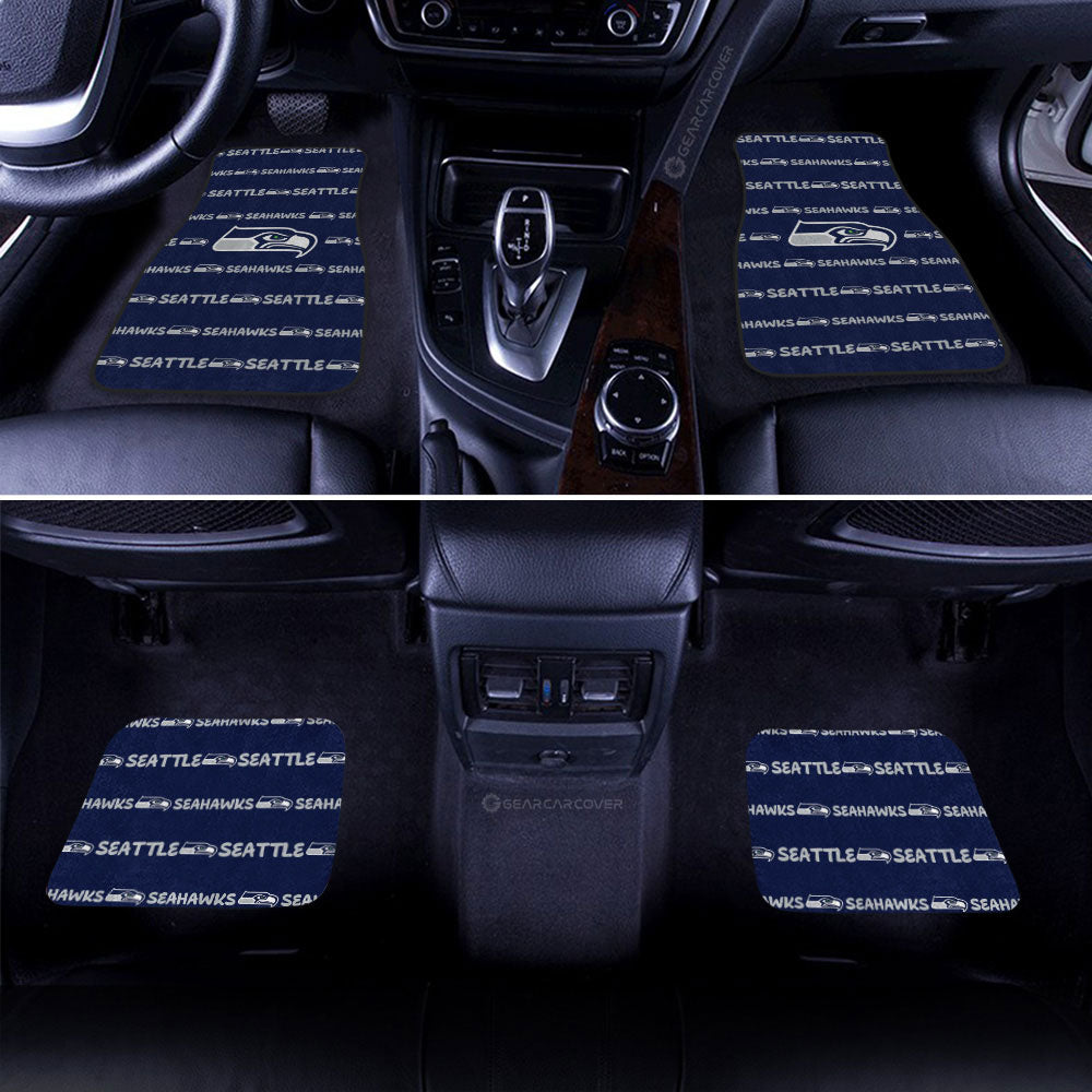 Seattle Seahawks Car Floor Mats Sporty Team Collection - Gearcarcover - 2
