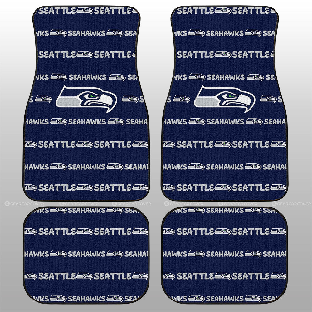 Seattle Seahawks Car Floor Mats Sporty Team Collection - Gearcarcover - 1